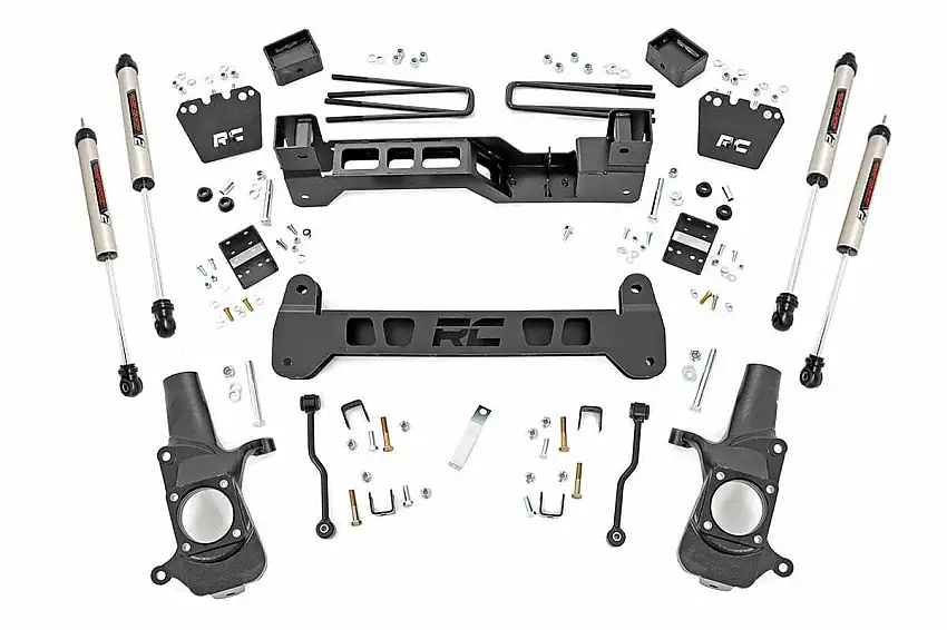 Fits Chevy Silverado & GMC Sierra 2500HD 2WD (2001-2010) 6" Lift Kit; V2; 22070