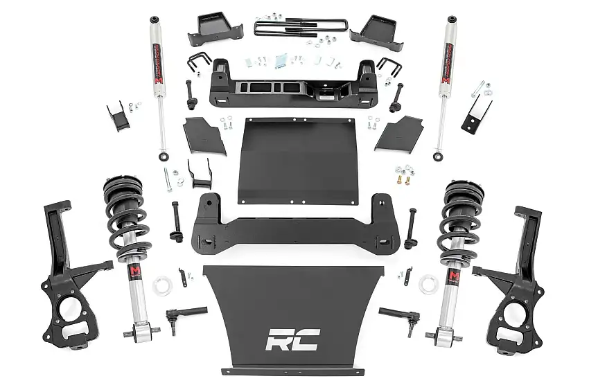 Fits Chevy/GMC 1500 (19-24) 4 Inch Lift Kit; AT4/Trailboss; M1/M1; 27540