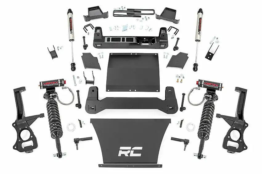 Fits Chevy/GMC 1500 (19-24) 4 Inch Lift Kit; AT4/Trailboss; Vertex/V2; 27557