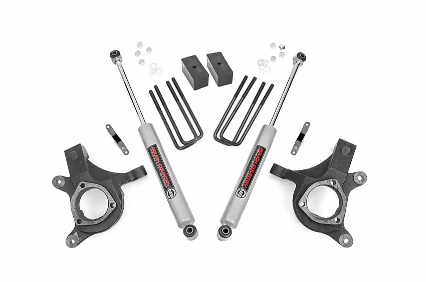 Fits Chevy/GMC 1500 2WD (07-13) 3 Inch Lift Kit; Lift Knuckle; 10730