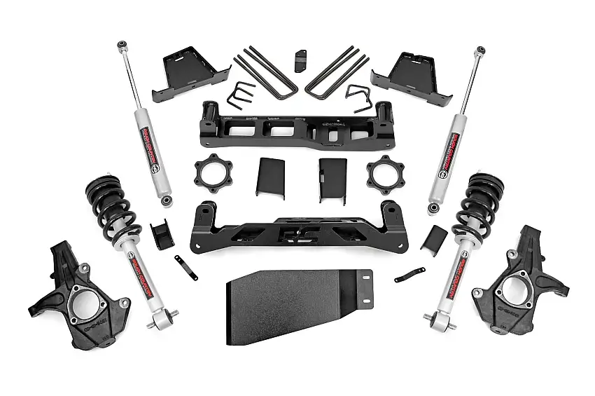 Fits Chevy/GMC 1500 4WD (07-13) 6 Inch Lift Kit; N3 Struts; 23633