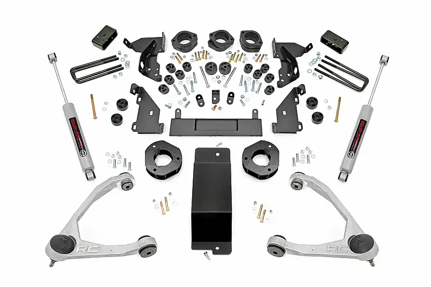 Fits Chevy/GMC 1500 4WD (14-15) 4.75 Inch Lift Kit; Combo; 294.2