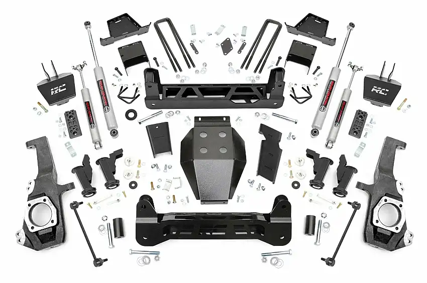 Fits Chevy/GMC 2500HD (20-24) 7 Inch Lift Kit; Torsion Drop; 11730
