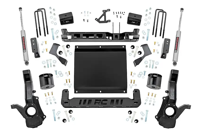 Fits Chevy/GMC Canyon/Colorado 4WD (2023-2024) 4 Inch Lift Kit; N3 Shocks; 13230
