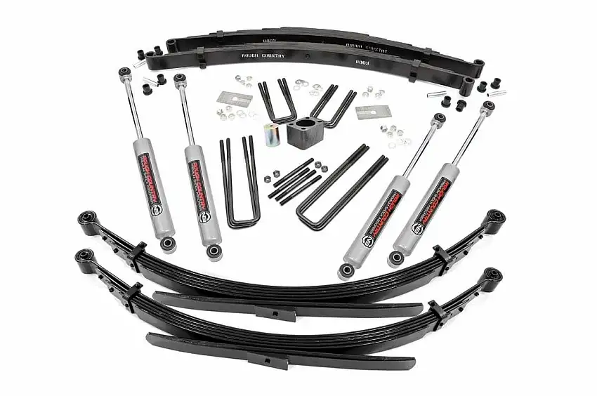 Fits Dodge W100 Truck (86-89)/W200 Truck (78-80) 4" Lift Kit Rear Springs 341.2