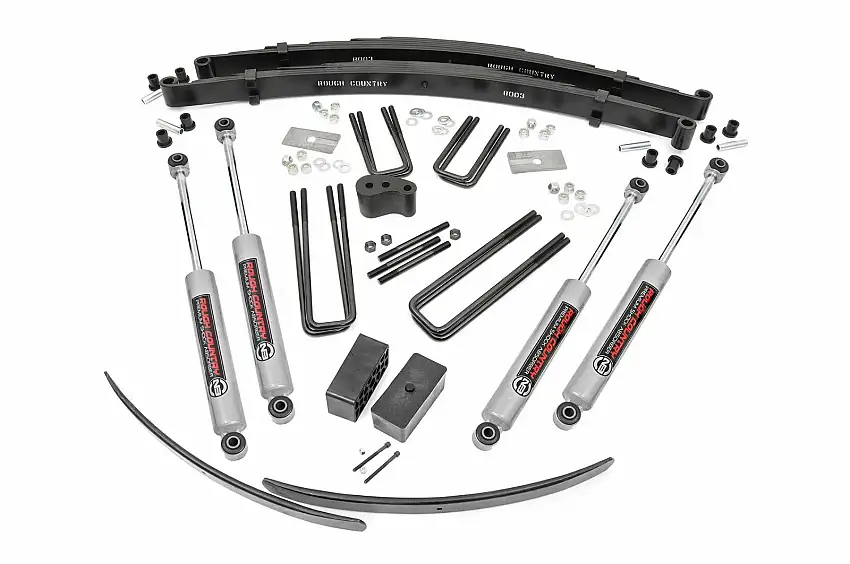 Fits Dodge/Plymouth Ramcharger/Trailduster (1974) 4" Lift Kit Rear Blocks 315.2