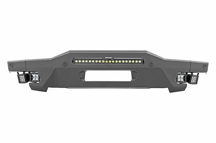 Fits Ford Bronco 4WD (2021-2024) Front Bumper; Modular; Stubby Wings; DRL; 51078
