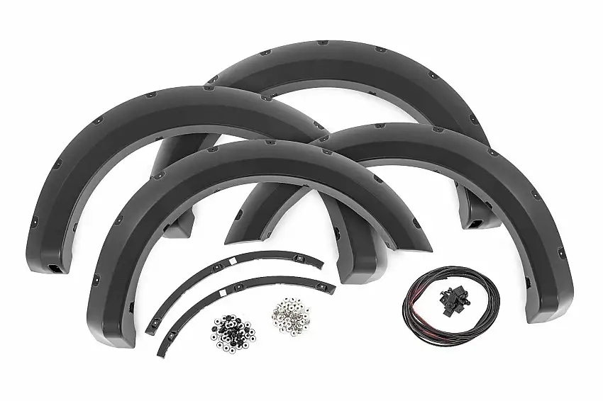 Fits Ford F-150 2WD/4WD (2009-2014) Pocket Fender Flares; F-F10911A