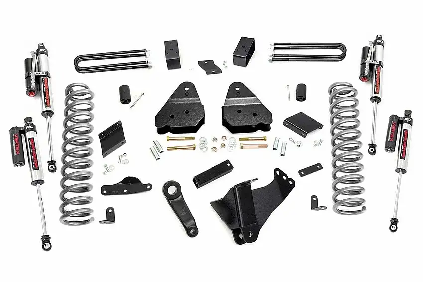 Fits Ford F-250 SD 4WD (2011-2014) 4.5" Lift Kit; No OVLD; Vertex; 53050