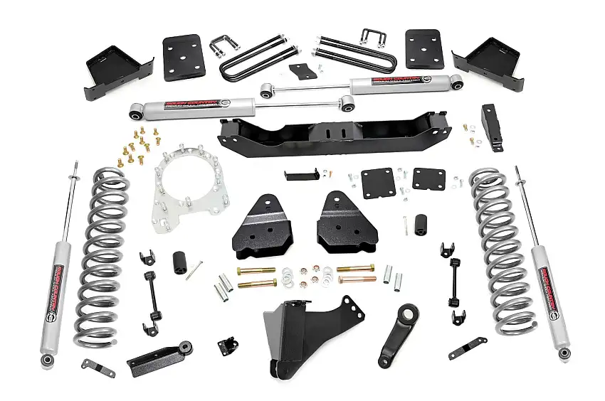 Fits Ford F-250/F-350 Super Duty 4WD (2017-2022) 4.5 Inch Lift Kit; 55020