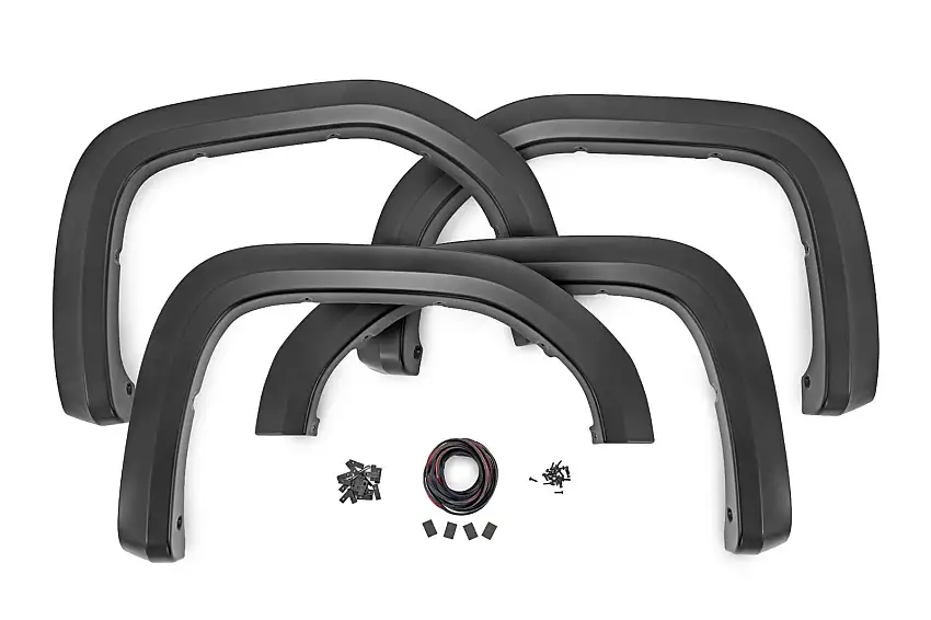 Fits GMC Sierra 1500 (19-24) Fender Flares; Sport; GA0 Pacific Blue S-G11911-GA0