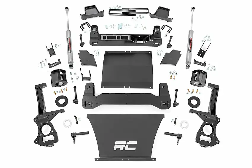Fits GMC Sierra 1500 2WD/4WD (2019-2024) 6 Inch Lift Kit; 22931