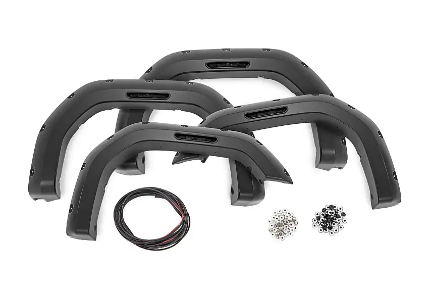 Fits GMC Sierra 2500 HD/Sierra 3500 HD(20-24) Pocket Fender Flare F-G12011A-G9K