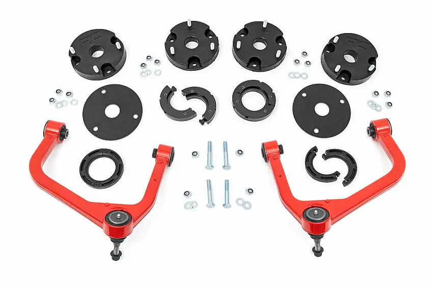 Fits GMC Yukon 4WD (2021-2024) 2.5 Inch Lift Kit; Magneride; 11800RED