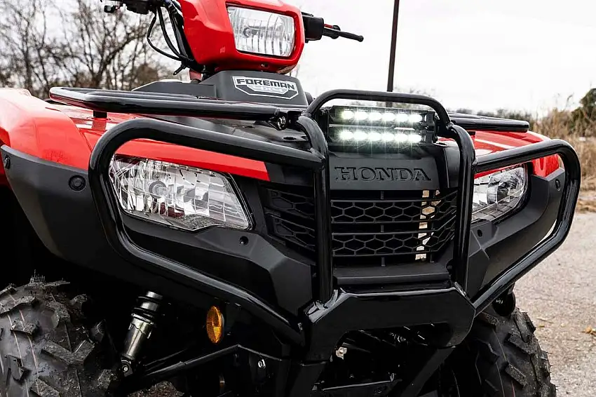 Fits Honda Foreman 500 LED Light Kit; Bumper Mount; 6" Black Slimline Pair 92016