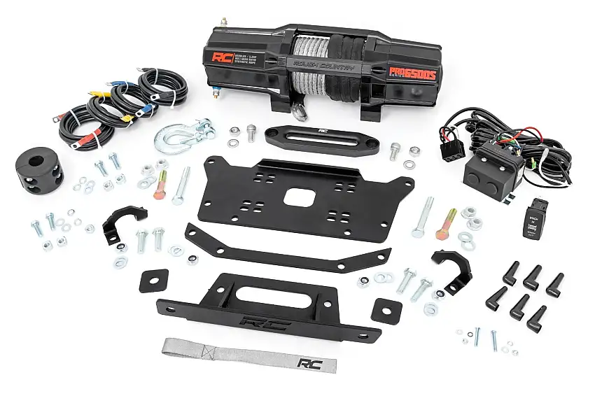 Fits Honda Talon 1000X Winch Mount; RS6500S; 92062