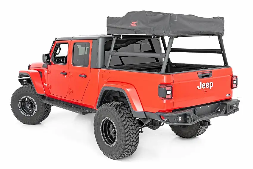 Fits Jeep Gladiator JT 4WD (2020-2024) Bed Rack; Aluminum; 10620