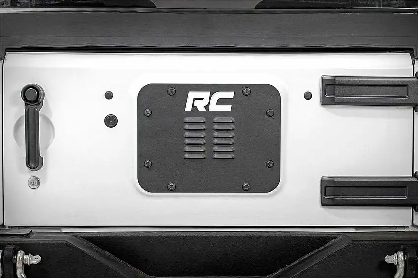 Fits Jeep Wrangler JK/Wrangler Unlimited (2007-2018) Tailgate Vent Cover; 10514
