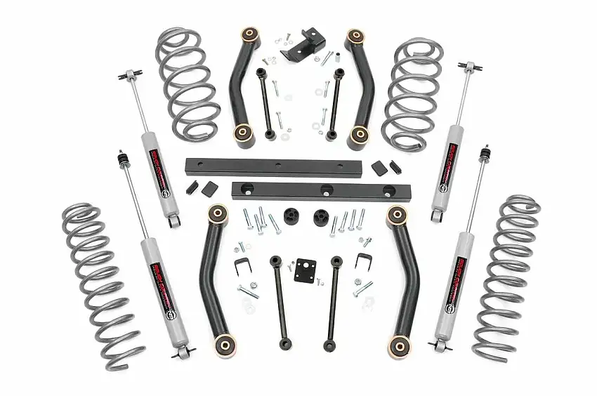 Fits Jeep Wrangler TJ (03-06)/Wrangler Unlimited (04-06) 4 Inch Lift Kit; 90730
