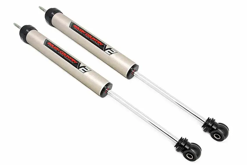 Fits Jeep Wrangler YJ 4WD (1987-1995) V2 Front Shocks; 0-3"; 760740_A