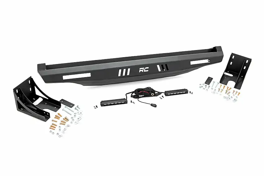 Fits Multiple Makes(Can-Am/Polaris) Bumper Rear 6" Black Slimline LED Pair 93059