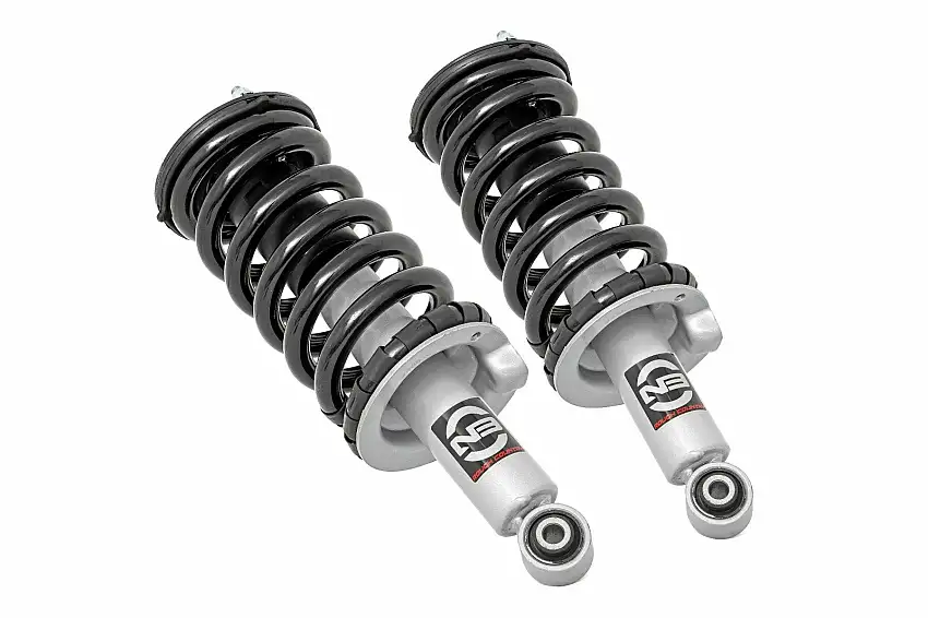 Fits Nissan Titan 4WD (2004-2015) N3 Leveling Struts; 2"; Loaded Strut; 501016