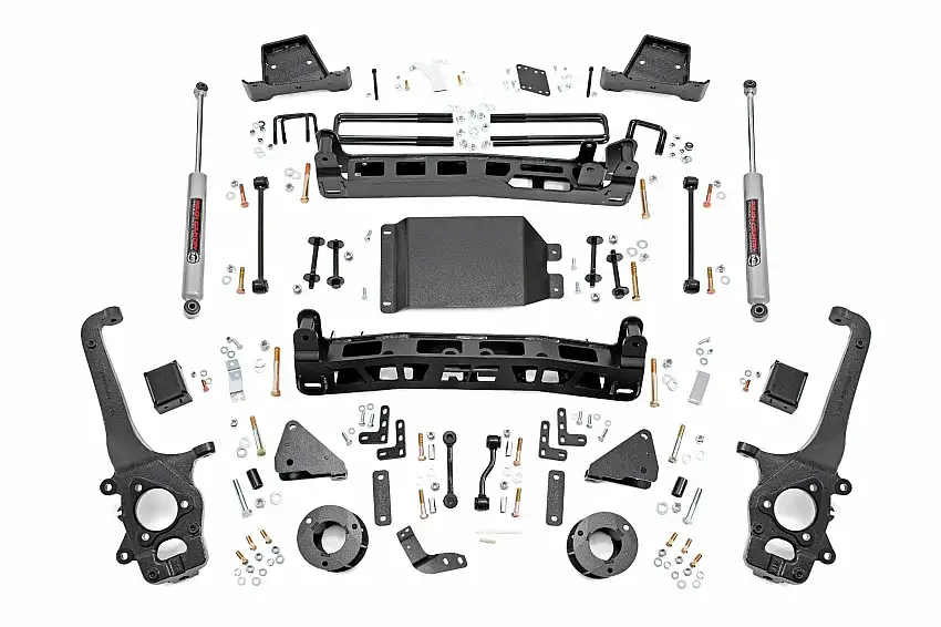 Fits Nissan Titan 4WD (2017-2024) 6 Inch Lift Kit; 87820A