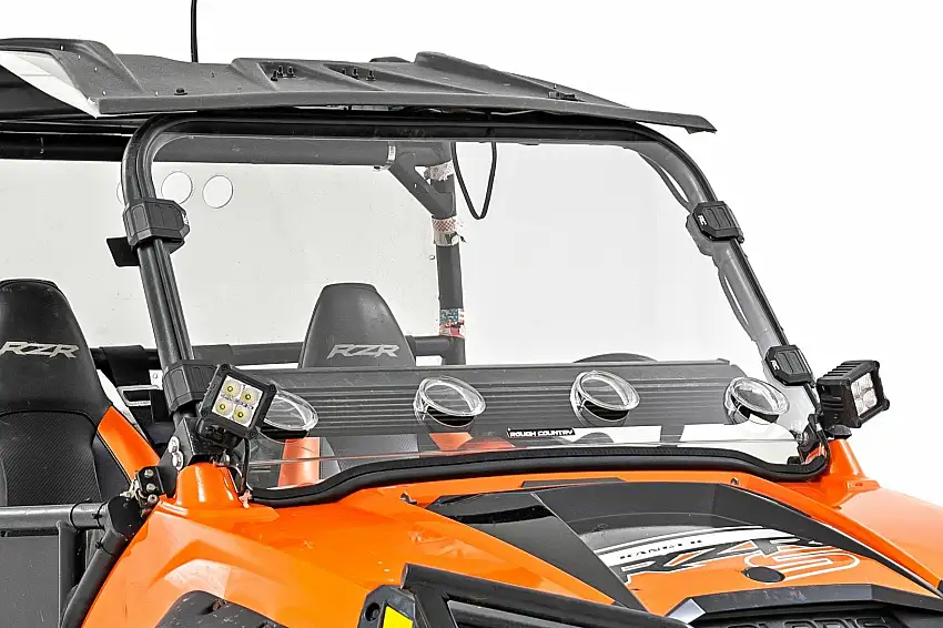 Fits Polaris Ranger RZR 4 800 Vented Full Windshield Scratch Resistant 98211410