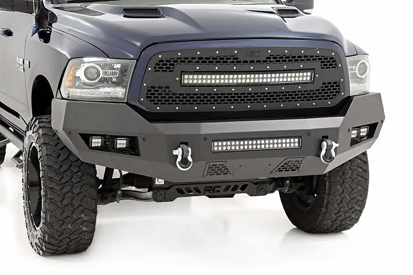 Fits Ram 1500 2WD/4WD (2013-2018 & Classic) Front Bumper; 10774