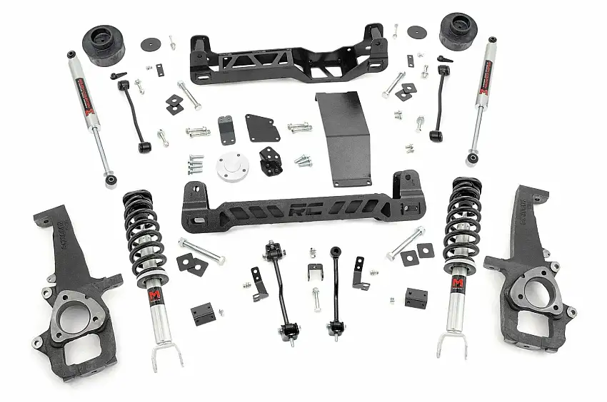 Fits Ram 1500 4WD (2012-2018 & Classic) 4 Inch Lift Kit; M1 Struts; 33340
