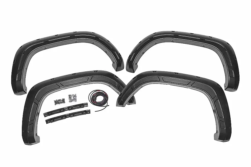 Fits Toyota Tacoma (16-23) Fender Flares Defender 588 Electric Lime A-T11621-588