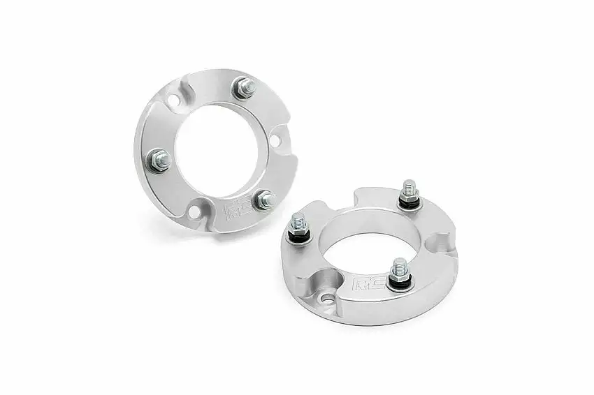 Fits Toyota Tacoma 2WD/4WD (2005-2023) 2 Inch leveling Kit; Aluminum; 744