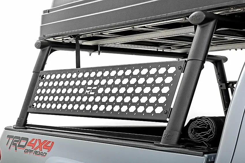 Fits Toyota Tacoma 2WD/4WD (2005-2023) Bed Rack Molle Panel; 73114