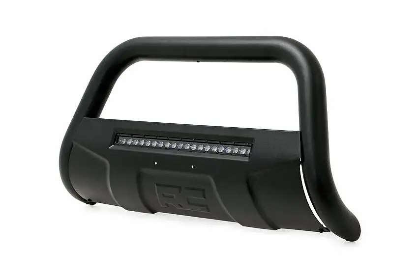 Fits Toyota Tacoma 2WD/4WD (2016-2023) Black Led Bull Bar; B-T4060