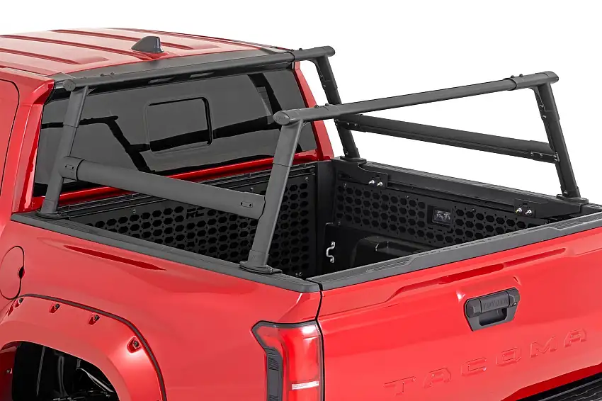 Fits Toyota Tacoma 2WD/4WD (2024) Bed Rack; Aluminum; 73124