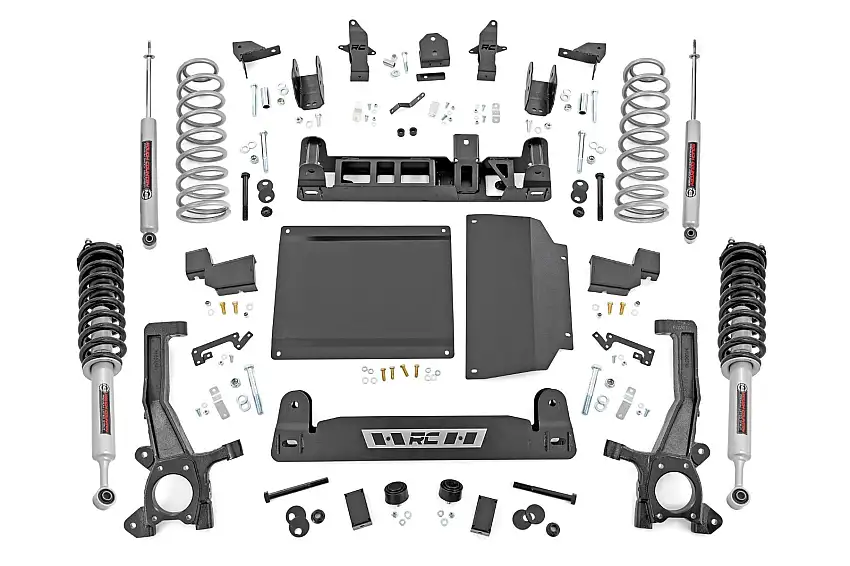 Fits Toyota Tundra 4WD (2022-2024) 6 Inch Lift Kit; N3 Strut; Rear Coil; 71231