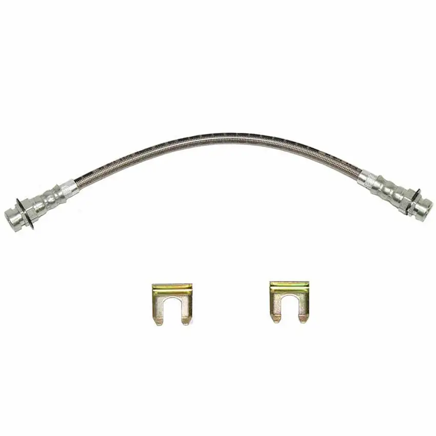 For 67-69 Ford Mustang 8cyl Except 31 Spline Rear Axle Rear Brake Hose-HSP4322SS
