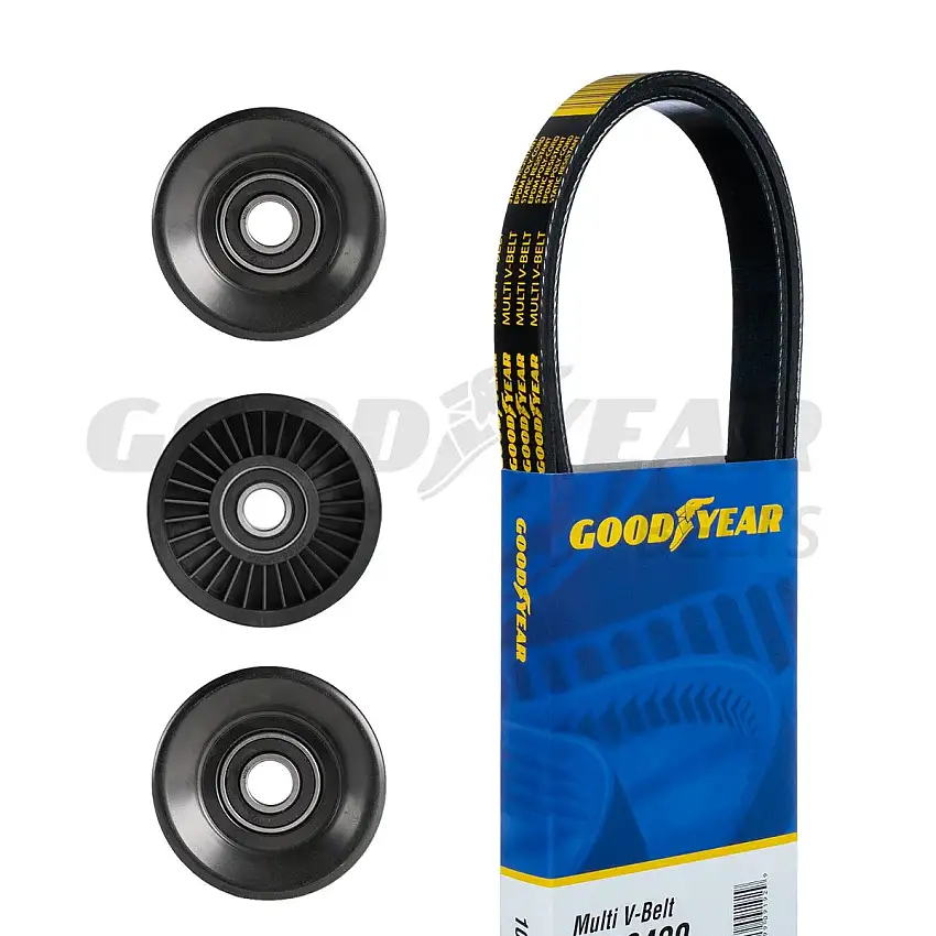 Ford,Lincoln, Serpentine Belt Drive Component Kit Goodyear 5018