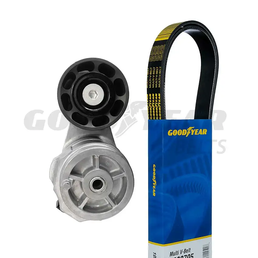 Ford,Peterbilt, Serpentine Belt Drive Component Kit Goodyear 3252