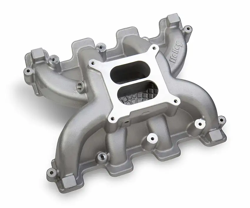 Holley Dual Plane Carbureted Intake - GM LS3/L92 - 300-129