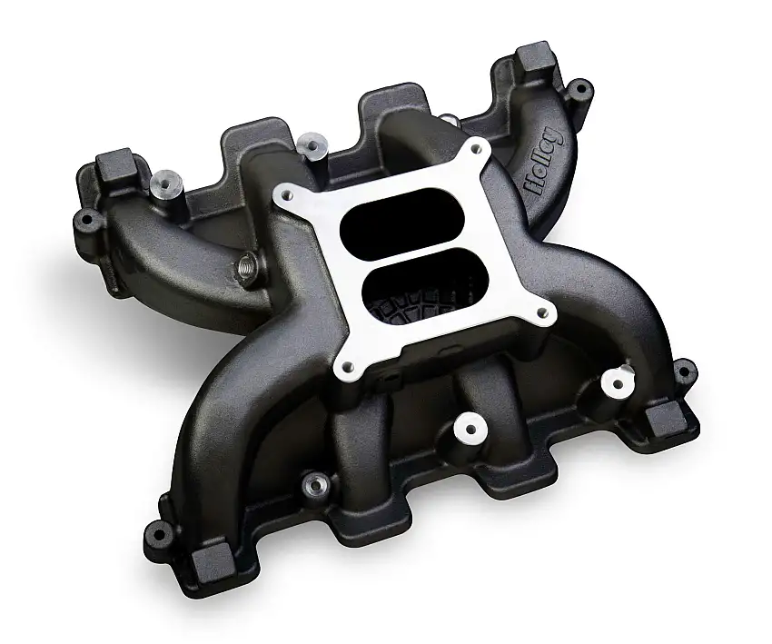 Holley Dual Plane Intake - GM LS1/LS2/LS6 - Black - 300-130BK