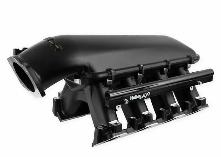 Holley LS Hi-Ram EFI Manifold-Black - 300-124BK