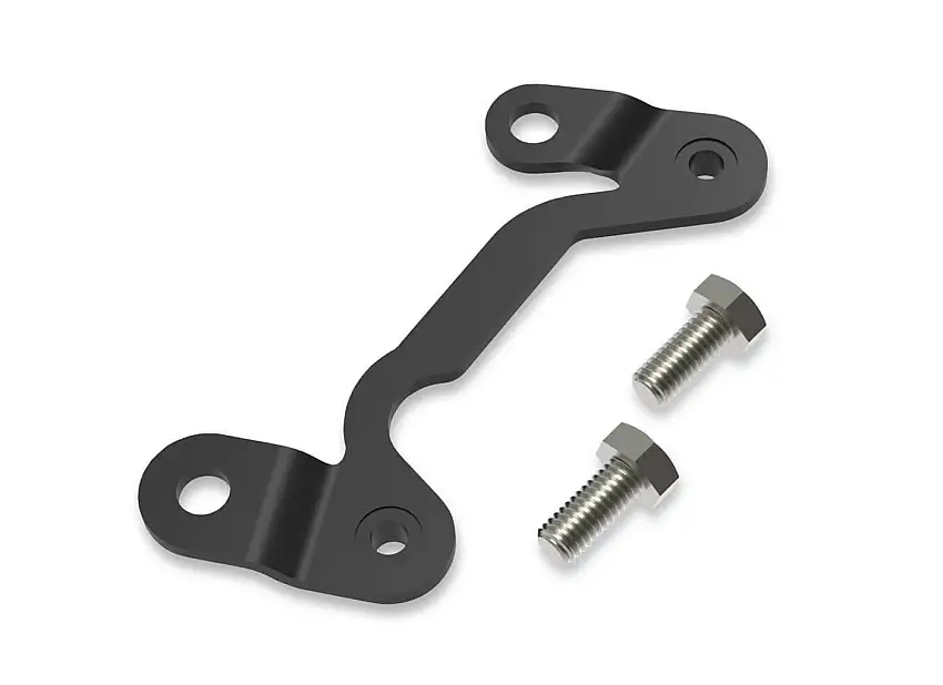 Holley Offset Igntion Coil bracket, w/ Holley Valve Covers GM LS, Black 561-132