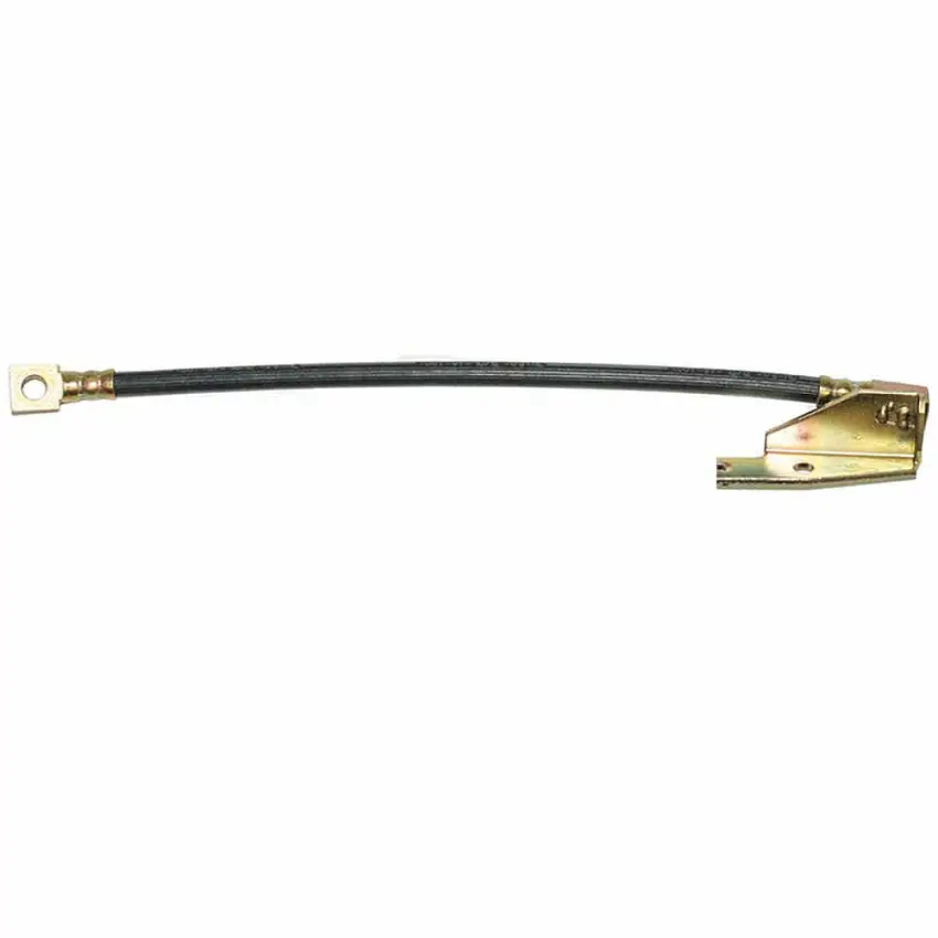 Fits 71-73 Mustang / Cougar Disc Brakes Right-Front Brake Hose; Rubber-HSP4873OM
