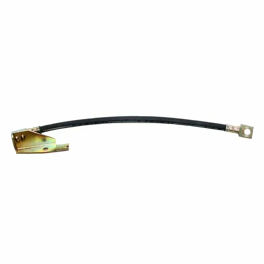 Fits 71-73 Mustang / Cougar Disc Brakes, Left-Front Brake Hose; Rubber-HSP4877OM