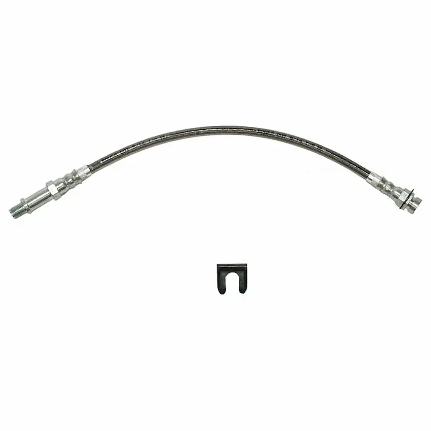 Fits 67 Mopar B-Body 74 Challenger w/Front Disc Brake Hose Braided HSP5225SS