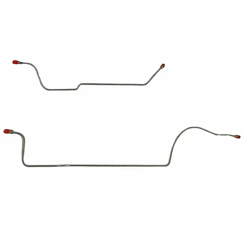 1966-69 Plymouth Fury Rear Brake Line Kit 8-3/4" Axle Stainless KRA6702SS