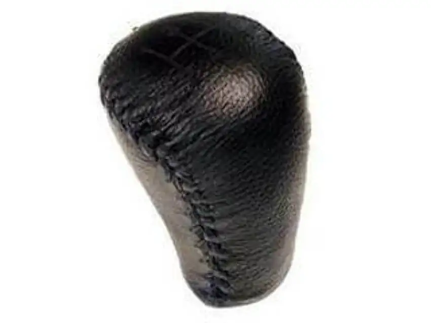 Leather Shift Knob (Black) fits Ford Mustang 79-98 Drake Muscle Cars F4ZZ-7213-A