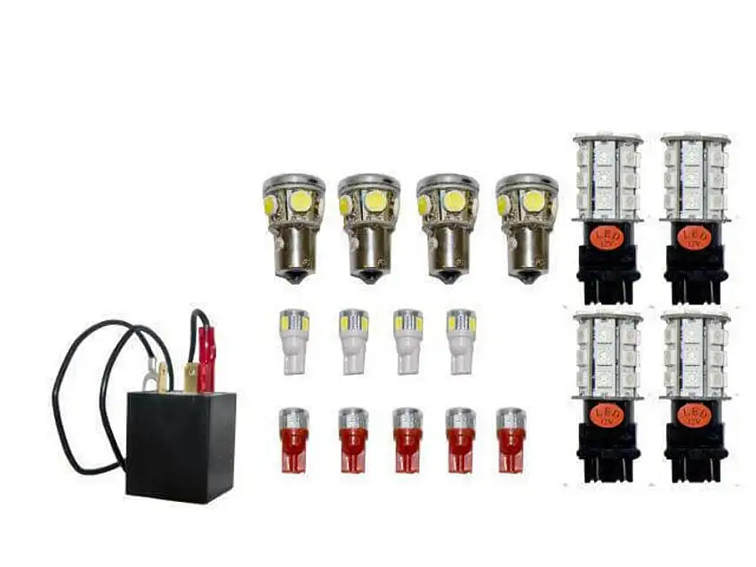 LED Exterior Light Kit fits Ford Mustang 89-93 Drake Muscle Cars SD-8993-FOX-EXT