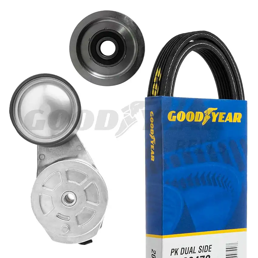Mack,Volvo, Serpentine Belt Drive Component Kit Goodyear 3281